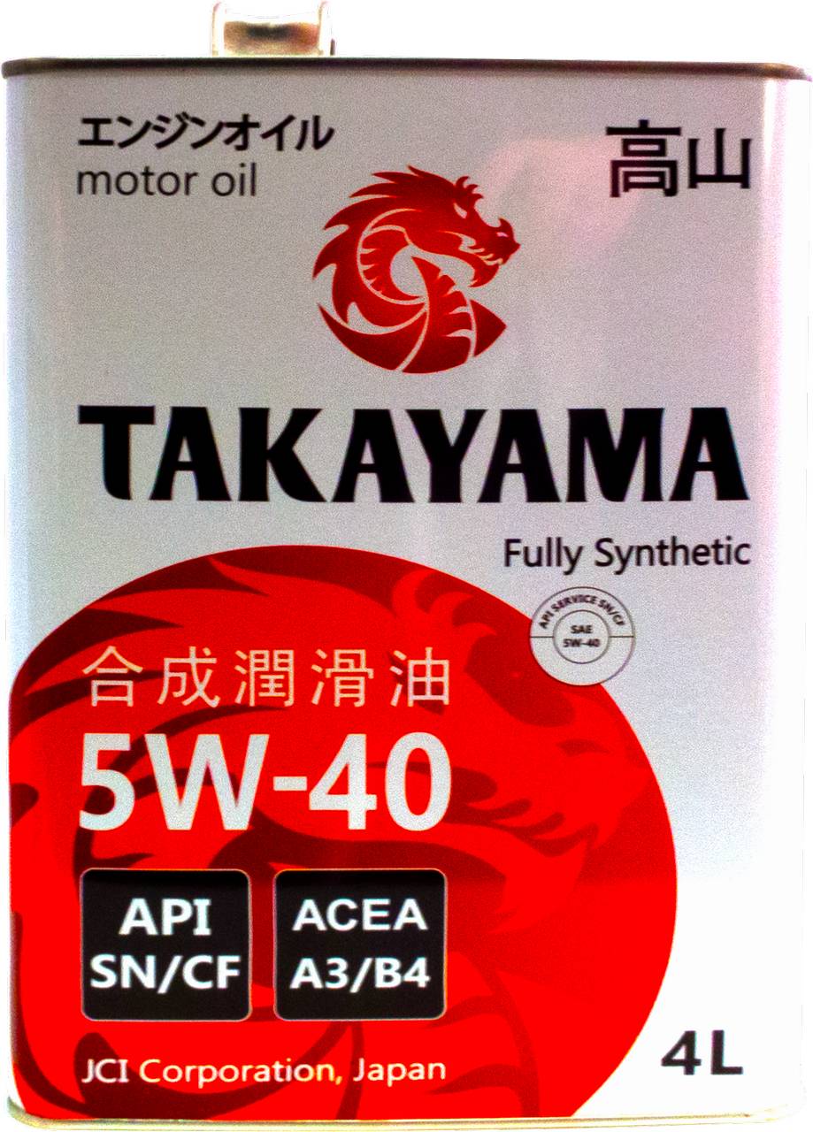 Масло моторное Takayama ADAPTEC 5w-40 4л.