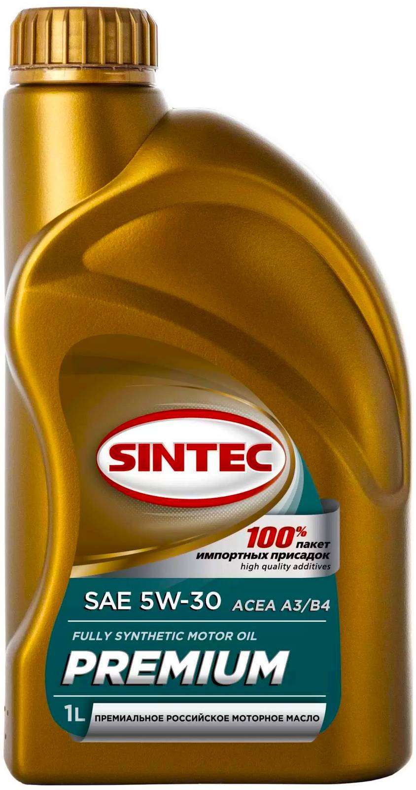 Масло моторное SINTEC Premium A3/B4 5W30 1л
