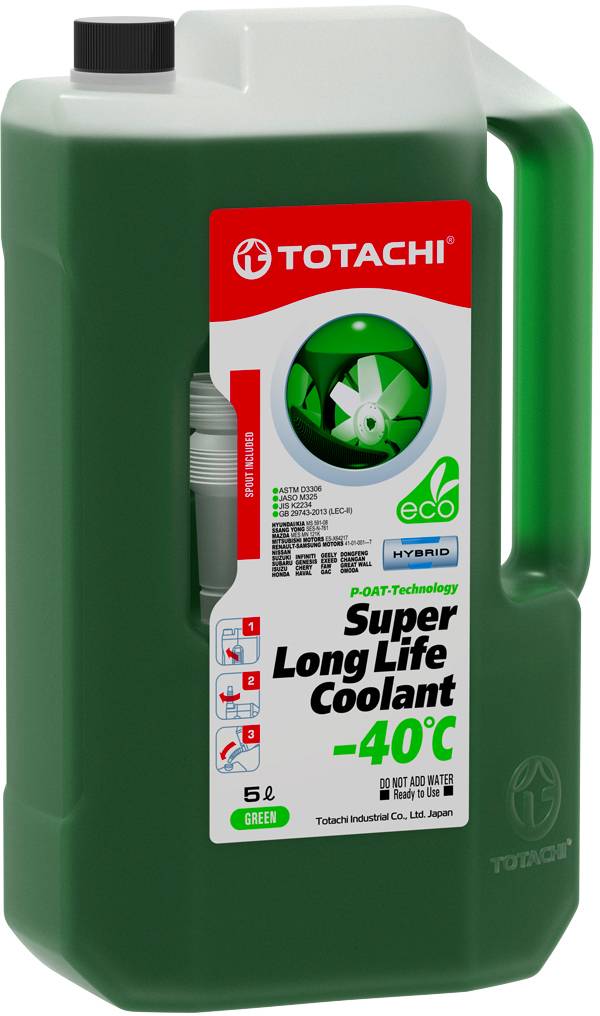 Антифриз Totachi Super Long Life Coolant -40 GREEN 5л.