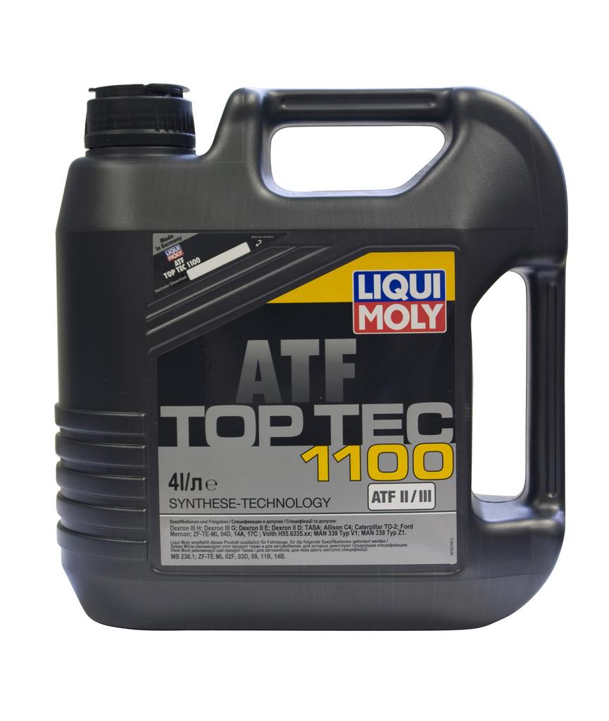 7627 Liqui Moly синтетическое масло для АКПП TopTec1100 4л