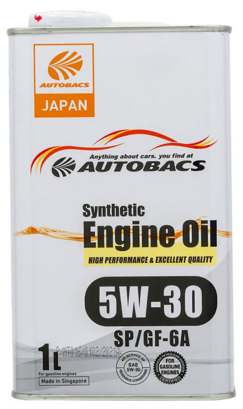Моторное масло AUTOBACS ENGINE OIL FS 5W30 SP/GF-6 1л.