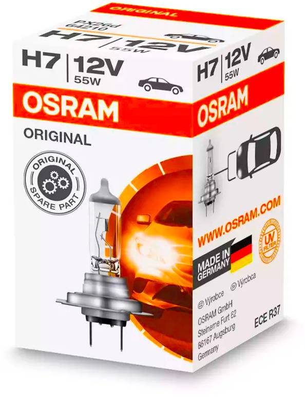 Лампа автомобильная Osram H7 12V-55W