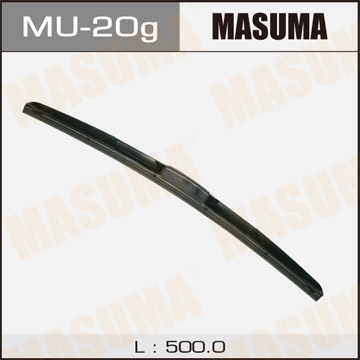 Щётка стеклоочистителя MASUMA гибридный 20", крюк 500 мм MU-20g