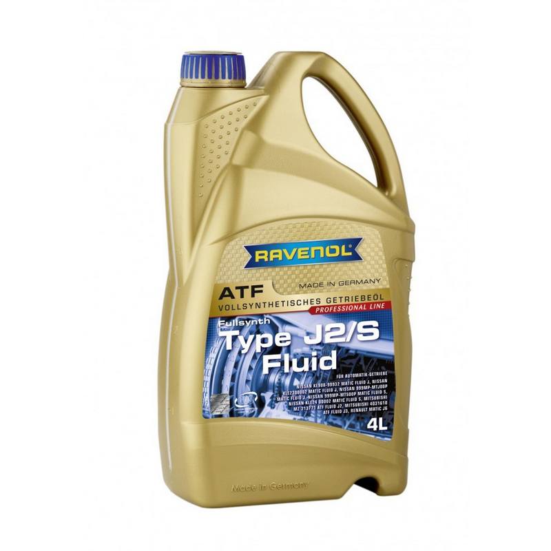 Масло трансмиссионное RAVENOL ATF J2/S Fluid 4л