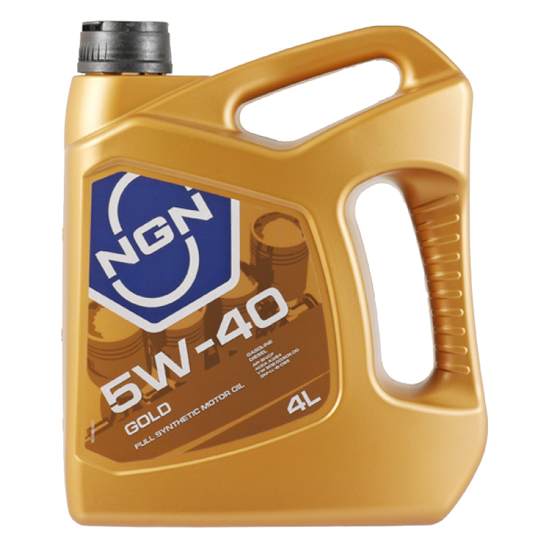 Масло моторное NGN GOLD 5W40 SN/CF 4л синтетика
