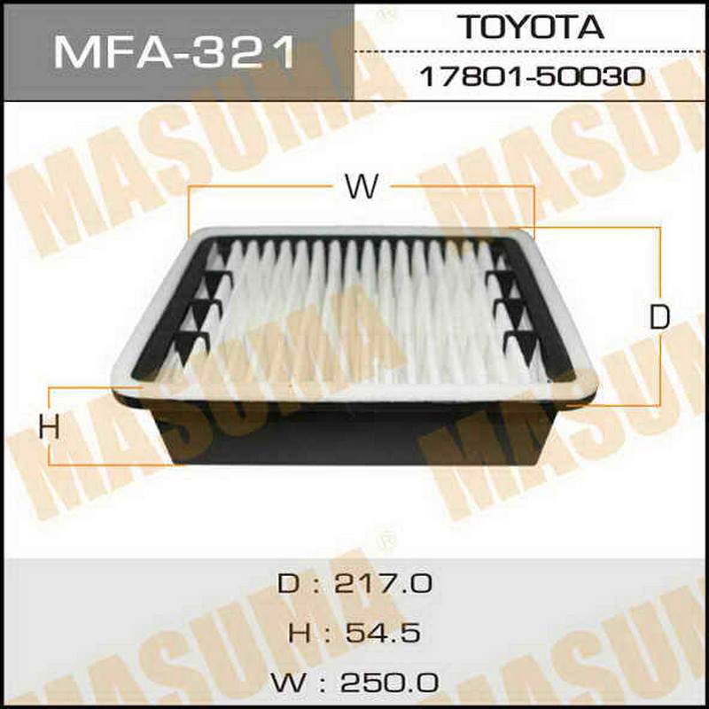 Воздушный фильтр MASUMA MFA-321