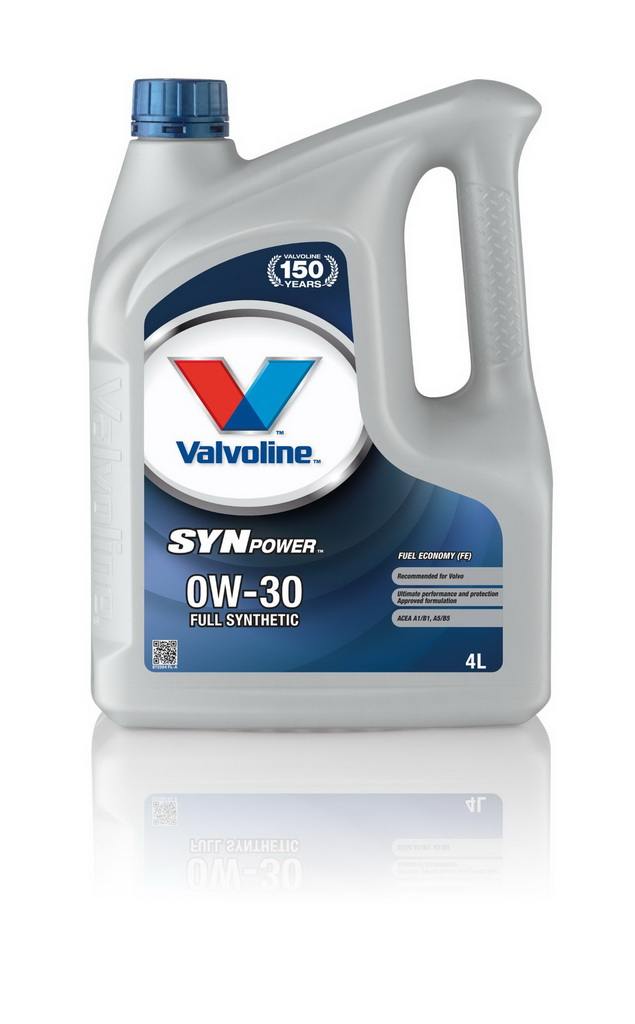 Масло моторное VALVOLINE SYNPOWER 0W30 4л