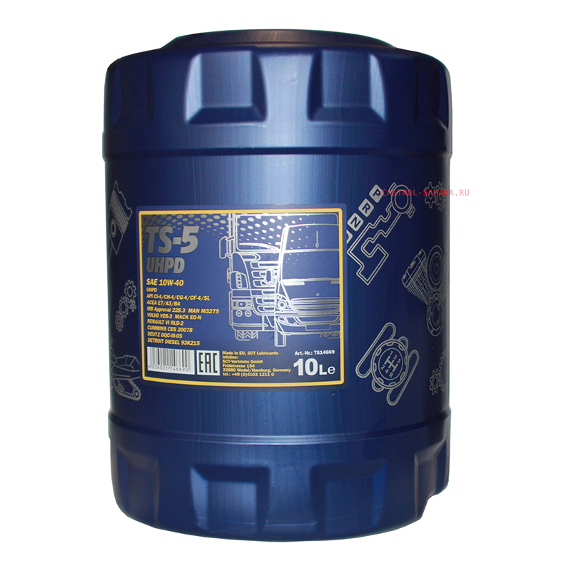 Моторное масло MANNOL TS-5 10w40 UHPD 20 л