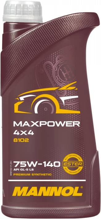 8102 Масло трансмиссионное Mannol MaxPower 4x4 75W140 1л.