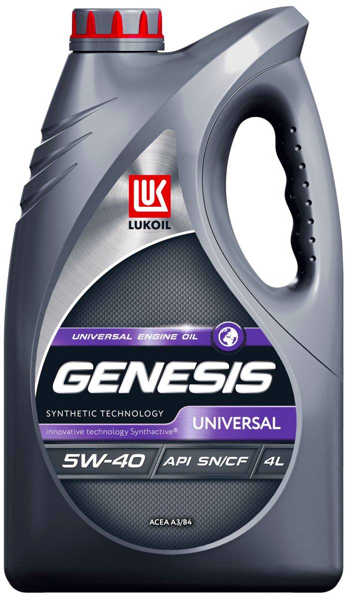 Моторное масло Лукойл GENESIS UNIVERSAL 5W40 4л