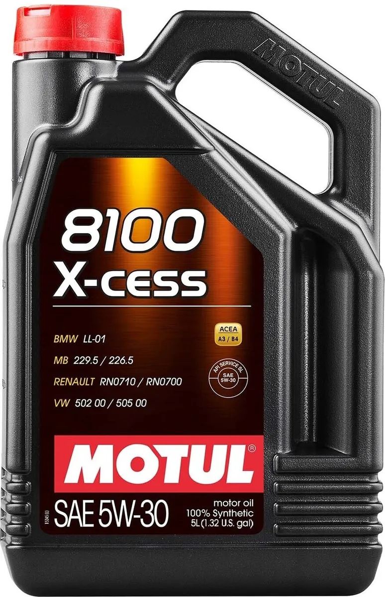 Моторное масло Motul 8100 X-cess 5W30 5л