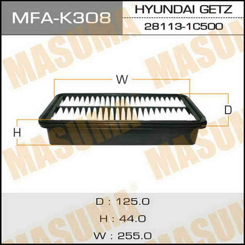 Воздушный фильтр Masuma MFA-K308