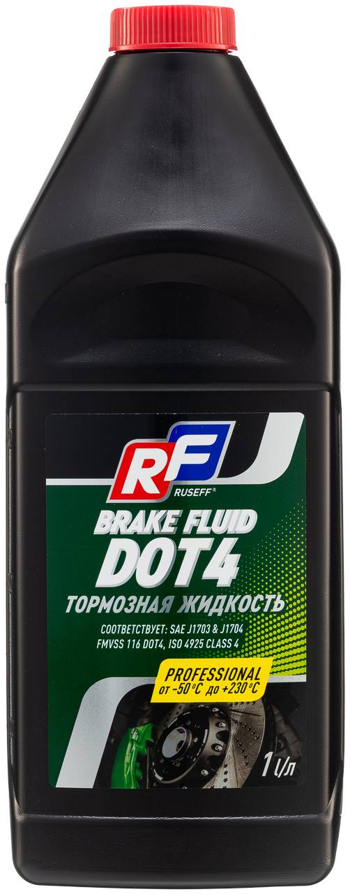 Тормозная жидкость 20523N RUSEFF DOT 4 (1л)
