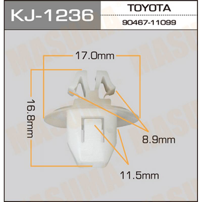 Клипса MASUMA KJ-1236