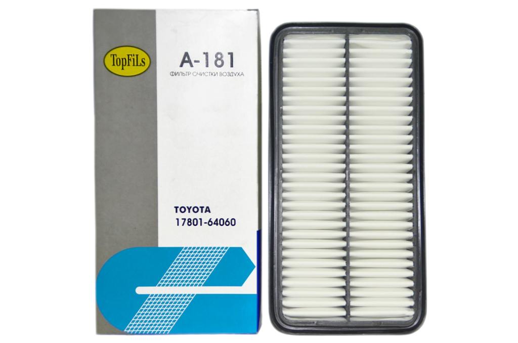 Фильтр воздушный TopFils А- 181 17801-64060 Toyota