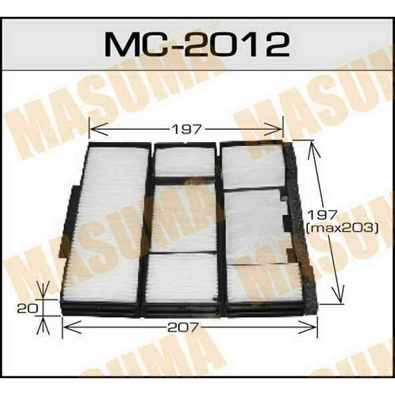 Фильтр салонный MASUMA MC-2012