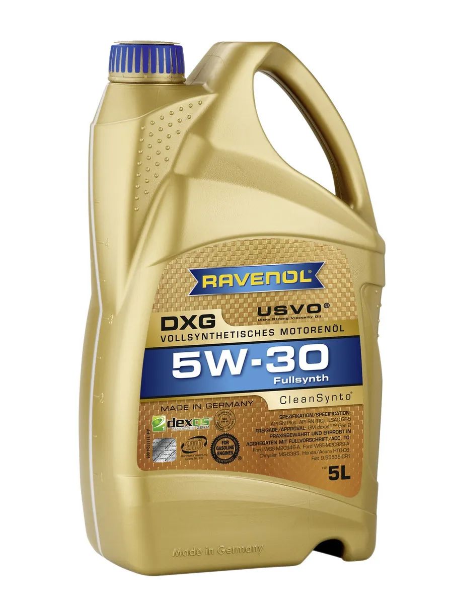 Моторное масло Ravenol DXG 5W30 5л