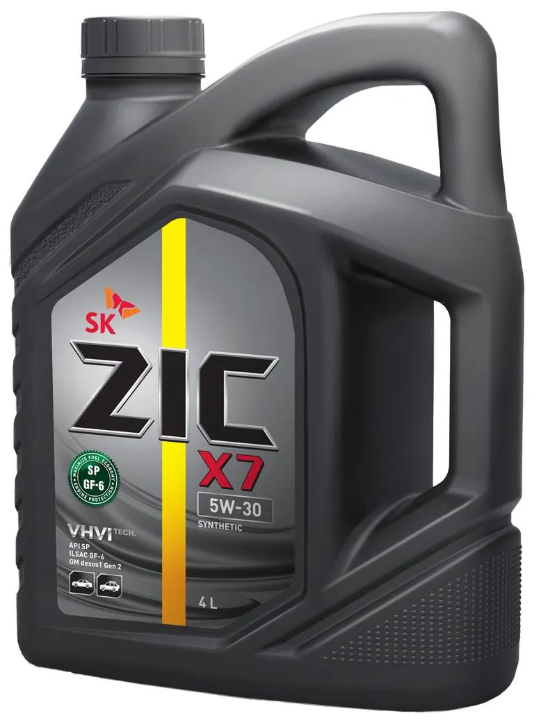 Моторное масло ZIC X7 GF-6 5W30 4л.