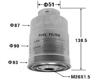 Фильтр топливный VIC FC-321