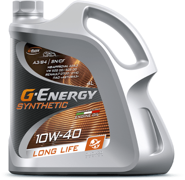 Моторное масло G-Energy Synthetic Longlife 10W40 4л