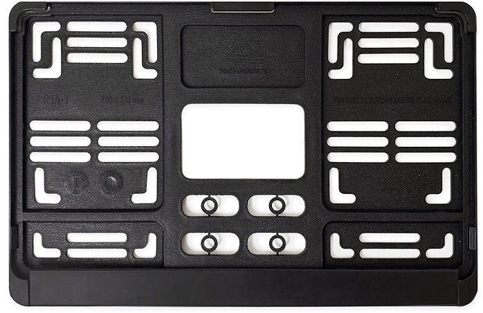 Рамка под номер япон/амер 290*170 мм черная