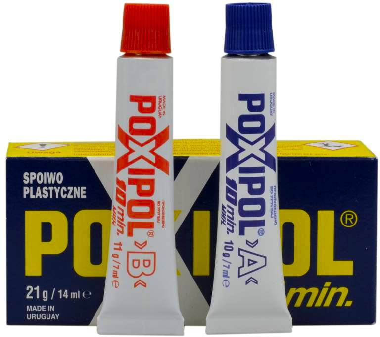 POXIPOL 10 минут серый двухкомпонентный эпоксидный клей 14мл