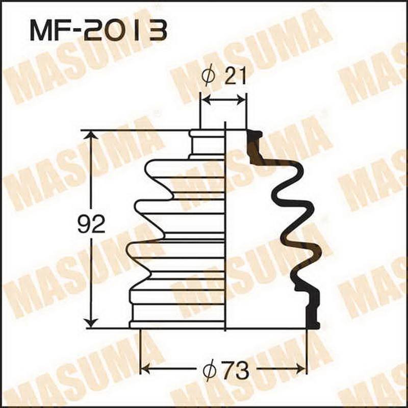 Пыльник привода Masuma MF-2013