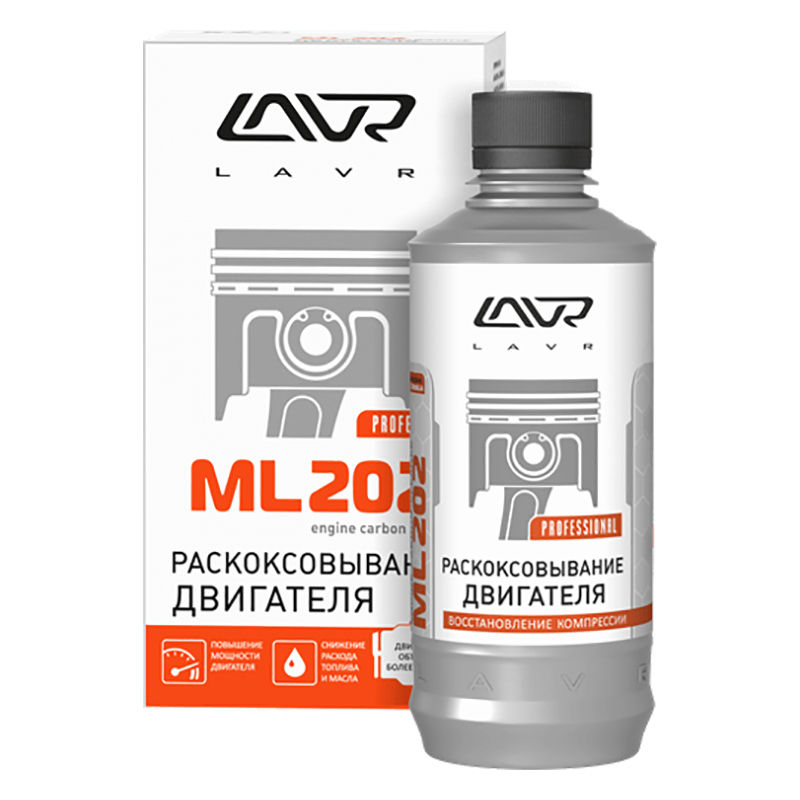 Ln2504 Раскоксовывание двигателя ML-202 комплект 330мл