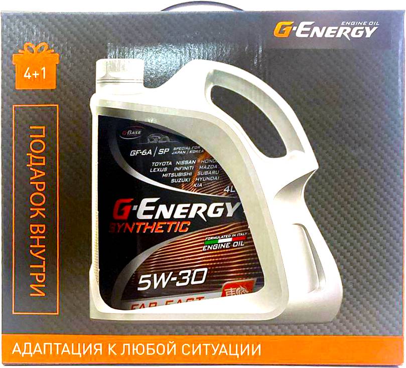 Моторное масло G-Energy Synthetic FAR EAST 5W30 синтетика АКЦИЯ 5 л.