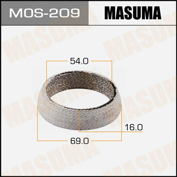 Кольцо уплотнительное глушителя Masuma х MOS-209