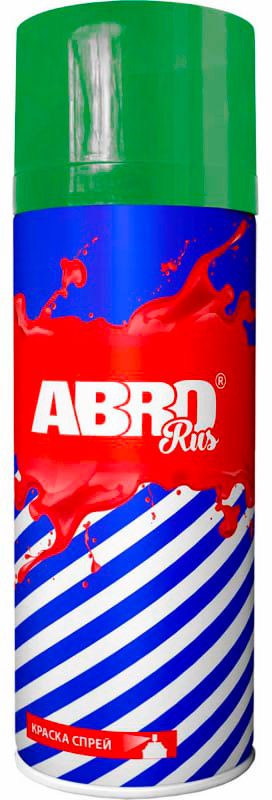 Краска-спрей ABRO Rus № 03 зеленая, 473 мл, 1 шт. SPO-003-R