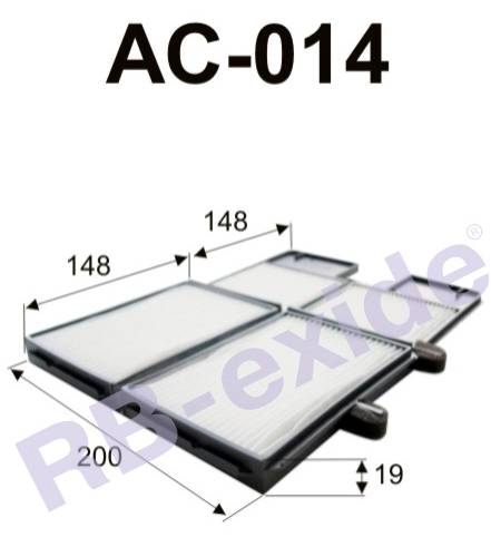 Фильтр салонный RB AC-014 88880-20060