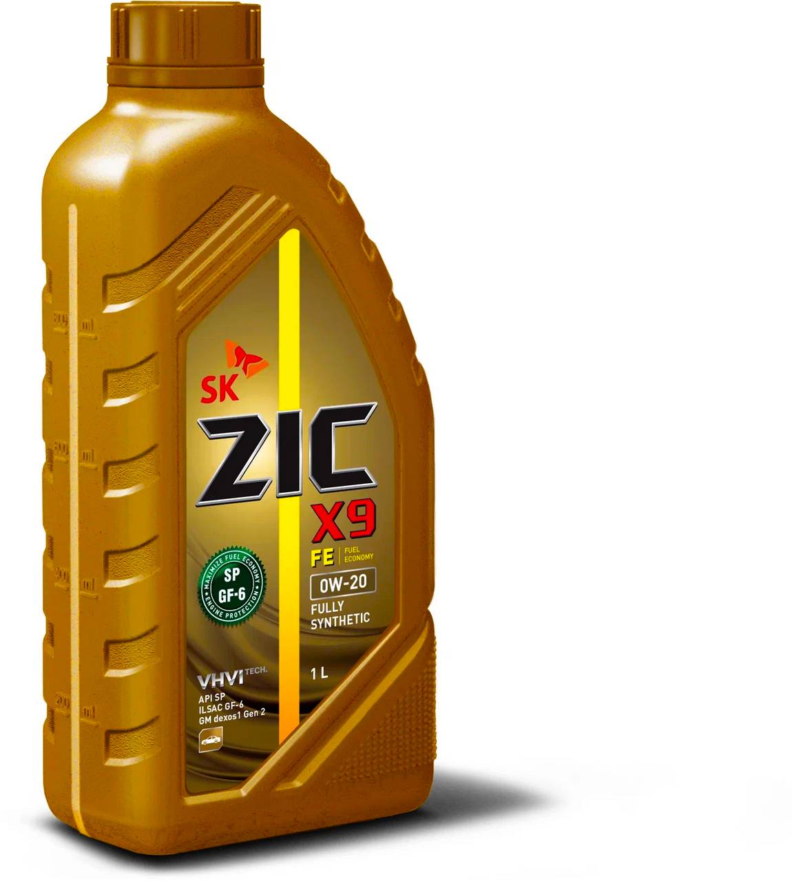 Моторное масло ZIC X9 FE 0W20 1л.
