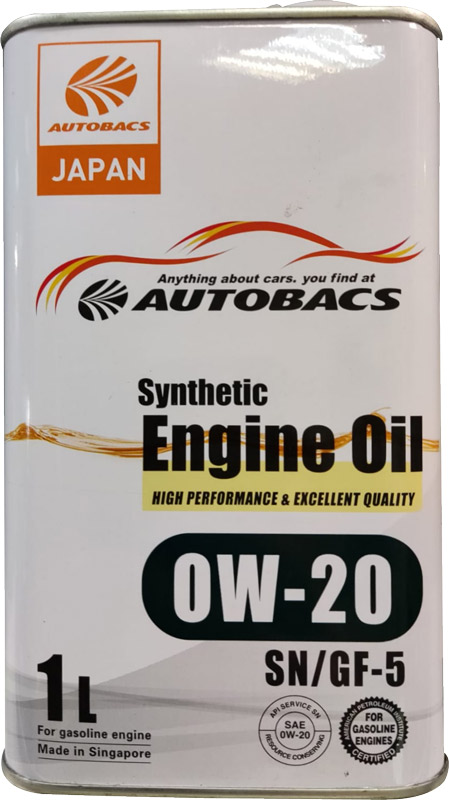 Моторное масло AUTOBACS ENGINE OIL 0W20 SN/GF-5 1л.