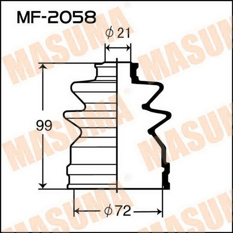 Пыльник привода Masuma MF-2058