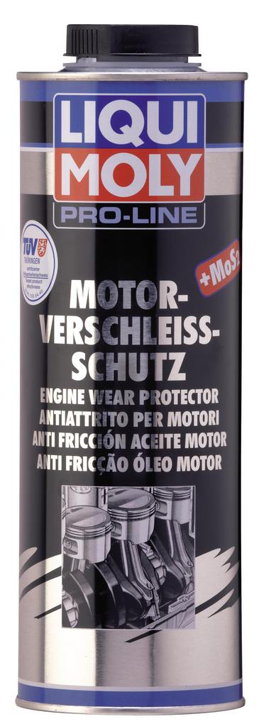 Антифрикционная присадка с дисульфидом молибдена в моторное масло Liqui Moly Pro-Line Motor-Verschleiss-Schutz 1л