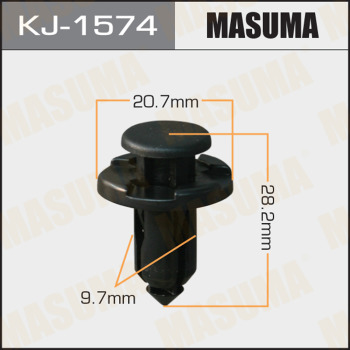 KJ-1574 (50) Клипса пластм.крепёжная