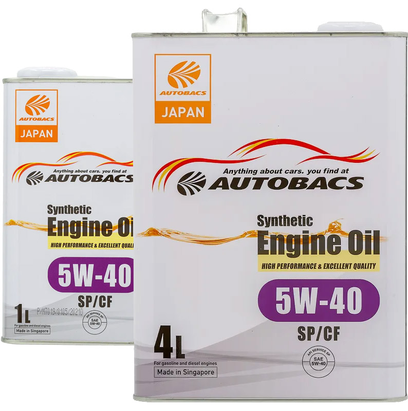 Моторное масло AUTOBACS ENGINE OIL FS 5W40 SP/CF 4+1 АКЦИЯ