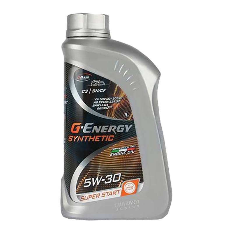 Моторное масло G-Energy Synth Super Start 5W30 синтетика 1л