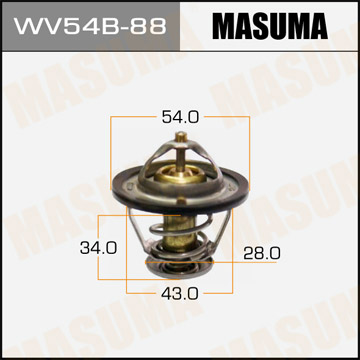 Термостат "Masuma" WV54B-88