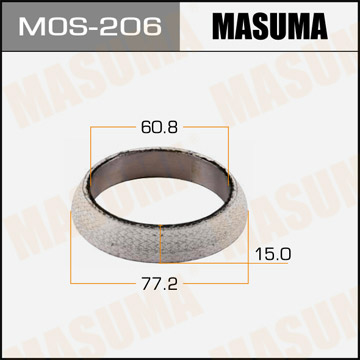 Кольцо уплотнительное глушителя Masuma MOS-206