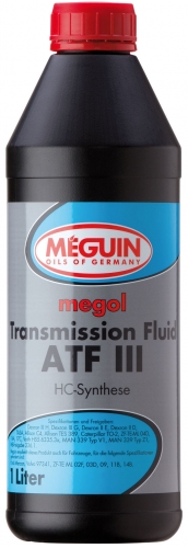Масло трансмиссионное Meguin Megol Transmission-Fluid ATF III 1л
