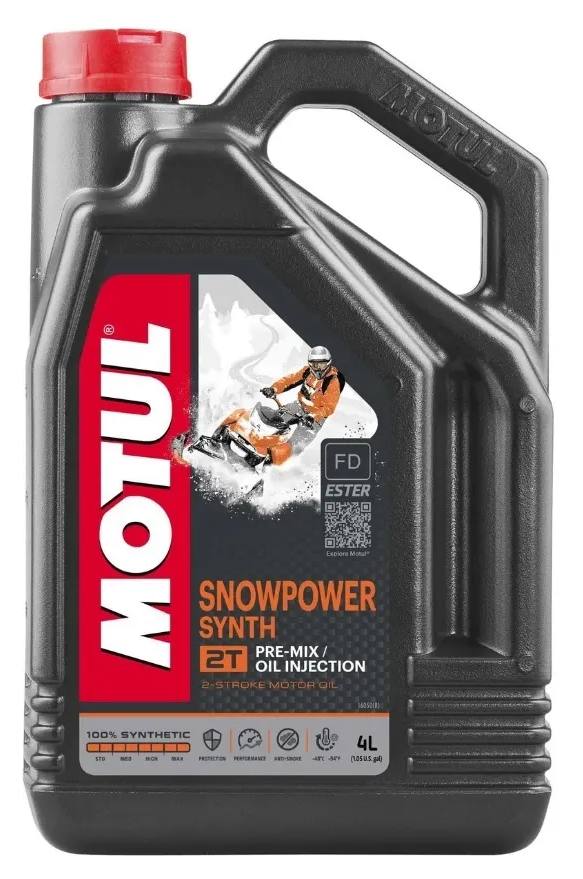 Моторное масло Motul SnowPower SYNTH FD 2T 4л