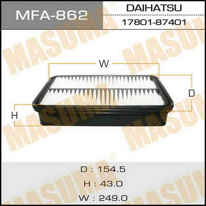 Воздушный фильтр MASUMA MFA-862