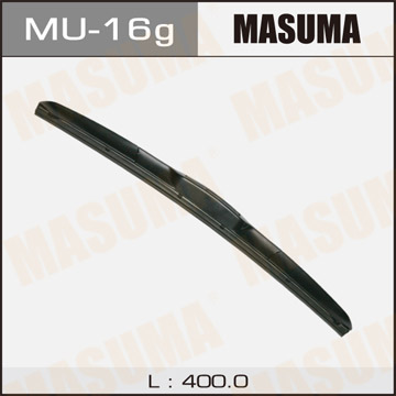 Щётка стеклоочистителя MASUMA гибридный 16", крюк 400 мм MU-16g