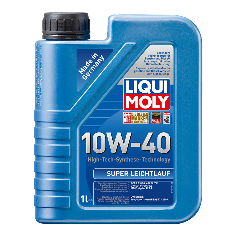 Масло моторное 1928 LiquiMoly SuperLeichtlauf синтетическое 10W40 1л