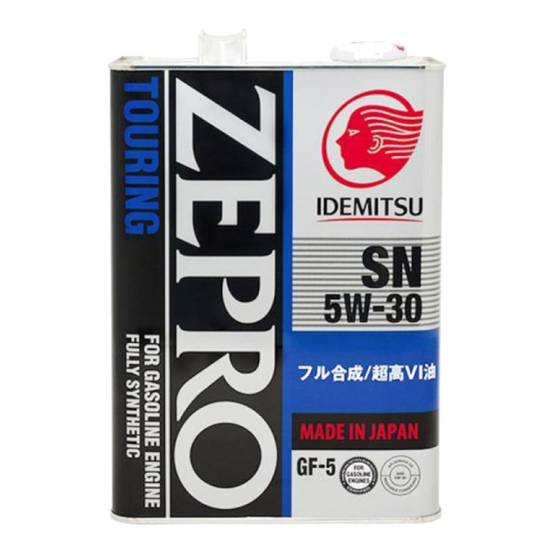 Моторное масло IDEMITSU ZEPRO TOURING 5w30. 4л синтетическое