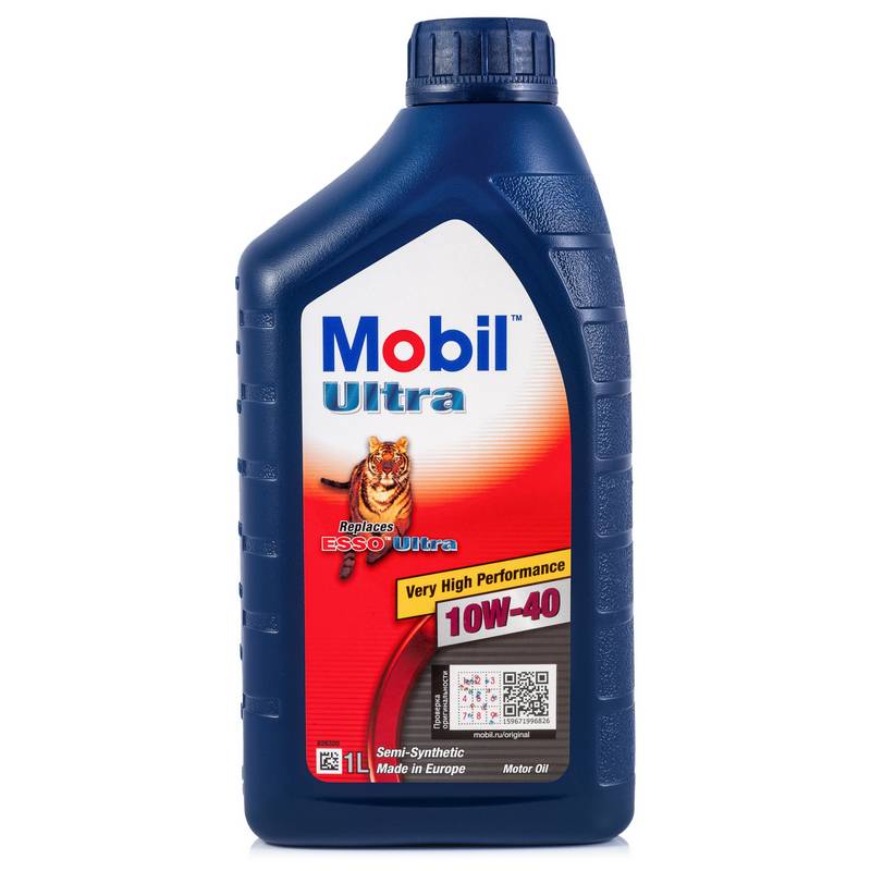 Масло моторное Mobil Ultra 10W40 полусинтетическое 1л