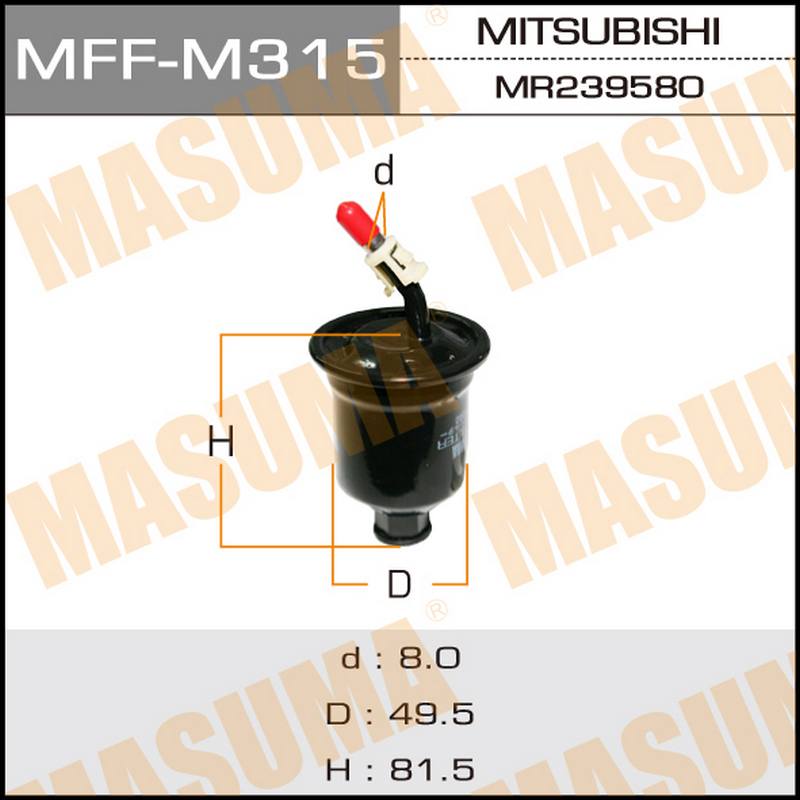 Фильтр топливный MASUMA MFF-M315