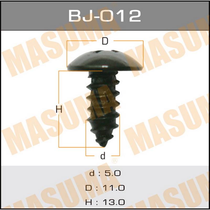 Крепеж саморез D5*L13 MASUMA BJ-012